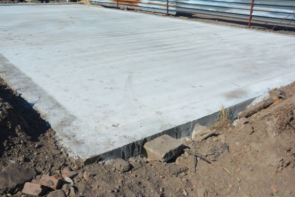 Carport Concrete Pad Install